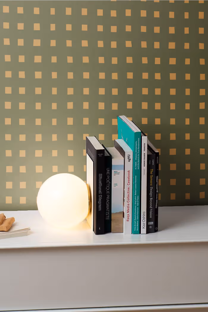 Hanker Wallpaper shown in an editorial setting
