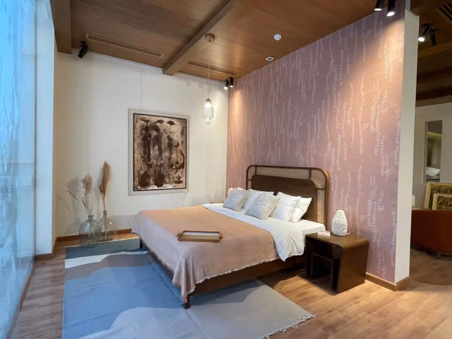 Vision Wallpaper shown in an editorial setting