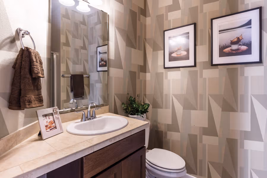 Cassata Wallpaper shown in an editorial setting