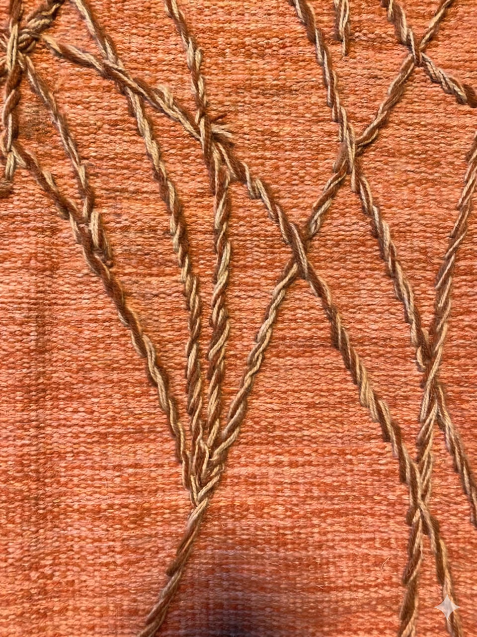 A detailed view of ShopSeif textile fibers