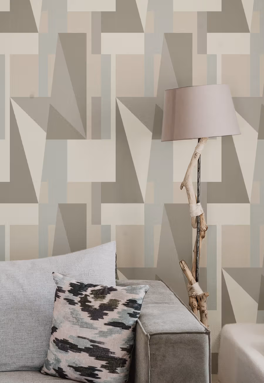 Cassata Wallpaper shown in an editorial setting